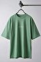 Men's Dreamer Light Green Printed Oversize Casual Boyfriend T-Shirt - 3