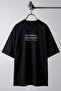 Men's Mythical Pegasus Printed Black Crew Neck Oversize Casual T-Shirt - 3