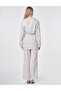 Leaf Pattern Modal Double Suit Light Gray - 5