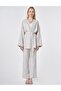 Leaf Pattern Modal Double Suit Light Gray - 3