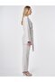 Leaf Pattern Modal Double Suit Light Gray - 6