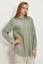 Striped Muslin Shirt Collar Tunic 46513