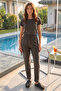 Women's Combed Cotton Fabric Cotton Single Pajama Bottom 04 Dark Mink - 3