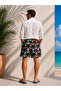 Men's Swim Shorts Micro Fabric Digital Print – Quick Dry, Water Repellent, Zippered Pockets - 2