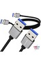 كابل بيانات USB 3.0 ذكر إلى ذكر بطول 2 متر من BSN، كابل برمجة للتحكم في الشاشات التي تعمل باللمس، كابل كمبيوتر - 7