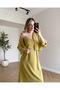 Minimal Stylish Midi Dress Shirt Set - 3