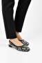 Women's Daily Ballet Flats Inside-Out Office Sandals Shoes - 4