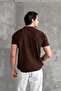 Men's Honeycomb Pattern Polo Collar Knitwear T-Shirt - 6