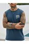 Men's Nasa Printed Crew Neck Zero Sleeve T-Shirt - 2