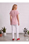 Pregnant Women's Striped Cotton Bluse with Breastfeeding Feature - 3