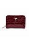 Women's Crocodile Patterned Zipper Wallet – Stylish and Convenient Wallet with Card Holder and Coin Compartment - 2
