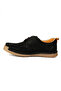 Babalı 62401 Cool Men Black Nubuck Leather Lace-Up Casual Men's Shoes - 3