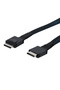 كابل تمديد بيانات فائق السرعة 100 سم PCIe Oculink SFF 8611 4I إلى MINI SAS SFF-8611 4I للخوادم - 2