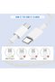 60 W Type-C to Type-C Compatible Straw Cable for 15 and Above Series 1 Meter - 4