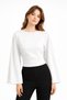 Spanish Style Women's Blouse with Ruffle Detail on the Sleeves