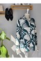 Women's Viscose Shirt Long Sleeve Patterned Comfortable Fit Casual Stylish Woven Shirt - 5