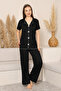 Mrn 3725 Bowknot Pegasus Fabric Short Sleeve Women's Pajama Set - 3