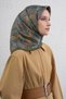 Nostalgia Series Sura Silk Scarf 9416Ds Ethnic Pattern 52-Multicolor - 3
