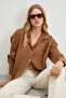 Basic Modal Shirt Brown - 4