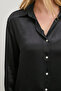 Viscose Satin Shirt Black - 3