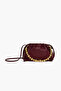 Women's Burgundy Covent Shoulder Bag - 7