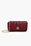 Women's Burgundy Aura Shoulder Bag - 7
