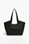 Women's Black Sola Tote Bag - 8