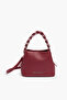 Women's Burgundy Sienna Bucket Bag - 7