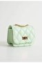 Women's Stylish Mini Mint Green Hand and Shoulder Bag - 3
