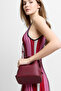 Women's Burgundy Sienna Bucket Bag - 2