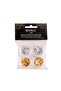 Gold & Silver Nail Art Foil (4 Pcs) – Metallic Flake Decor for Professional Manicures - 2