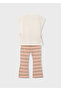 Girl's Tights and T-Shirt Set Orange - 03728 - 5