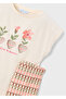 Girl's Tights and T-Shirt Set Orange - 03728 - 6