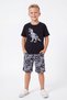 Boy's T-Shirt Shorts Set Printed Camouflage Patterned Summer Cotton Comfortable Fit Set of 2 - 3