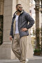 Men's Winter Premium Hooded Smoked Fur Lined Raincoat - 5