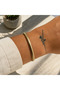 Gold Color Snake Chain Bracelet Tarnish Resistant Plated Stylish and Minimalist Design