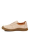 Beige-Tan Genuine Leather Non-Slip Sole Women's Casual Shoes 2413511Y Z - 4
