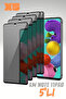 واقي شاشة ريدمي نوت 11 برو هايتل، 5 قطع، زجاج غير قابل للكسر، خاصية الخصوصية، غير مرئي من الجانب