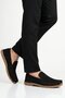 Black Nubuck Genuine Leather Comfortsole Sole Men's Casual Shoes 6Y3319-179 m - 3