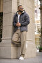 Men's Winter Premium Hooded Smoked Fur Lined Raincoat - 6
