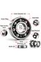 MOWEX LED Flash Inline Skates Wheels with ABEC-9 Bearings, Indoor Outdoor Rollerblade Smooth Replace - 5