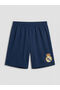Güli̇s gi̇yi̇m's white real madrid printed boys' pajama set with shorts - 4