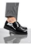 Men's genuine leather black lightweight casual classic shoes - 2