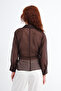 Buttoned Transparent Shirt G2297 - 6