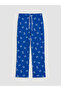 Lcw Dream Blue Bow Patterned Maternity Pajama Set - 7