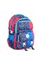 Set of 3 Primary School School Bag Backpack Set with Lunch Box and Pen Holder Navy Blue-Red 1910 - 3