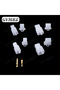380PCS 2.8mm Pitch 2 3 4 6 Pin Electrical Wire Connector Male Female 2.8 Plug Cable Terminal Plug... - 5