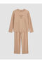 Esvab • Modern & Distinctive Zero Roba Collar Girls' Pajama Set