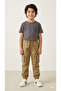 Boy's Elastic Waist Jogger Gabardine Trousers 4/14 Years