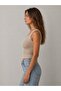 Lace Detailed Ribbed Tank Top – Basic Stylish and Body-Fitting Women's Top - 2
